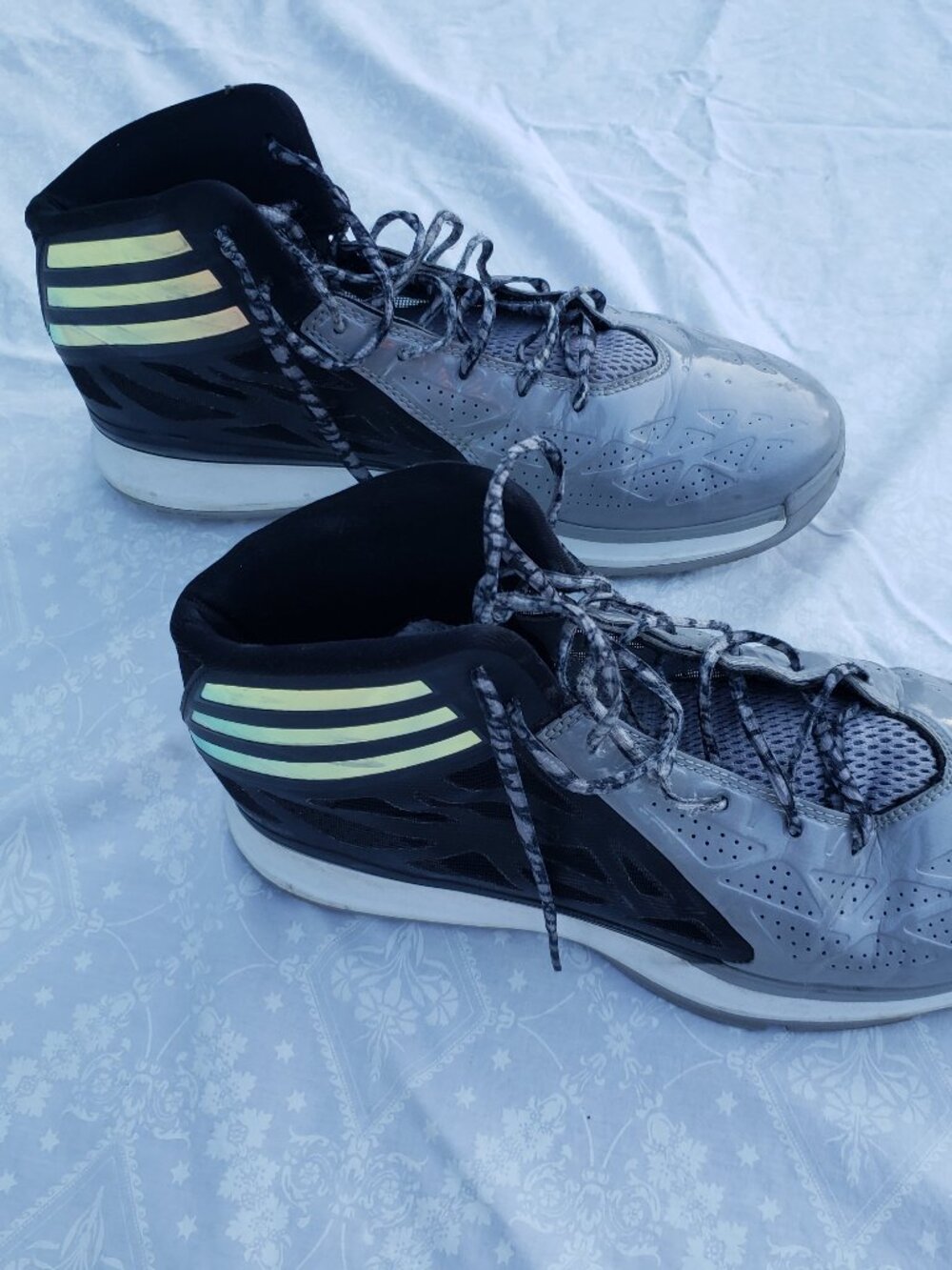 Adidas Crazy Fast 2.0 Aluminum/Metalsilver Basketball Shoes - Size 10